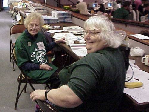 Sheila Marshall and Phyllis Marcuccio Photo